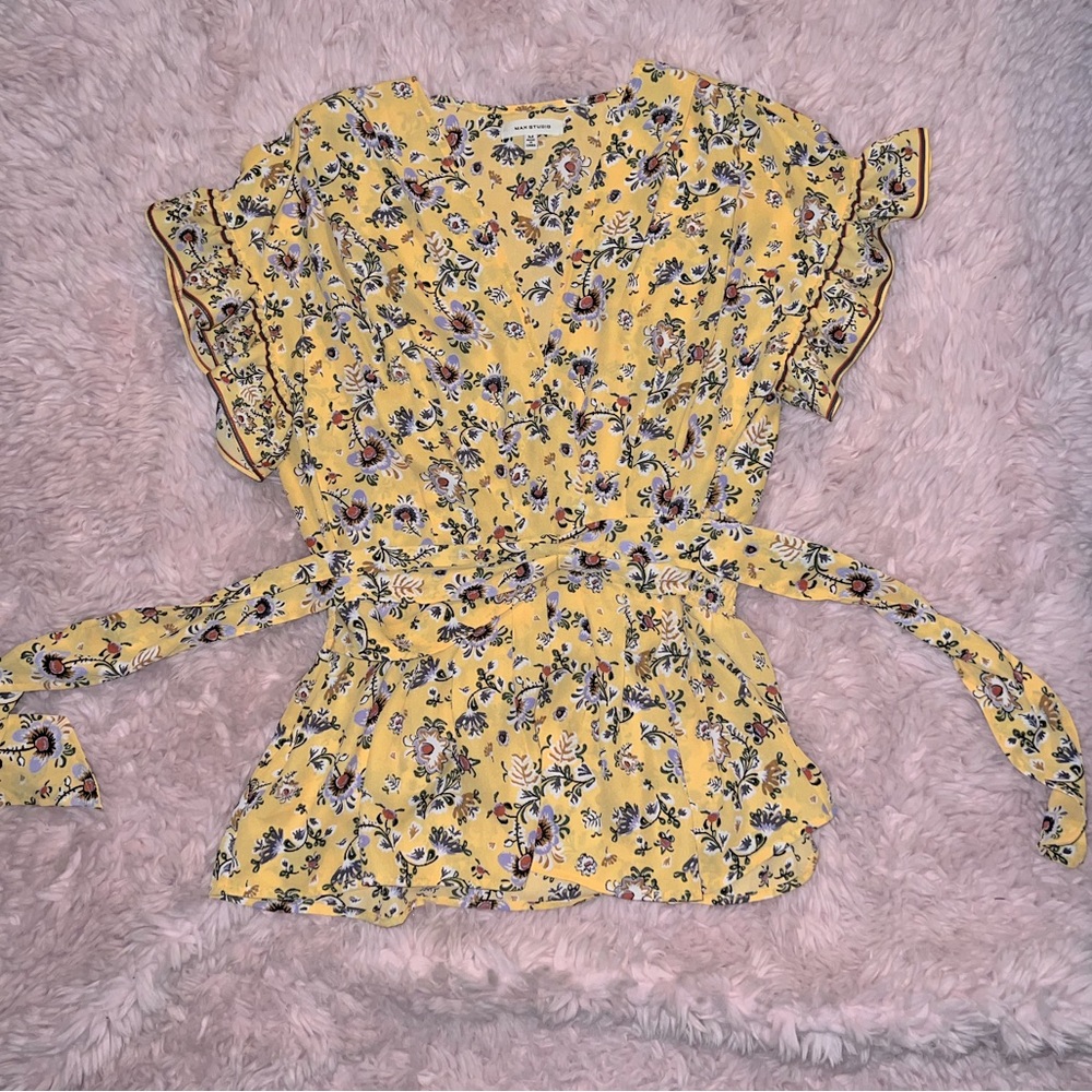 Peplum style blouse